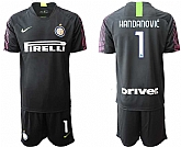 2020-21 Inter Milan 1 HANDANOVIC Black Goalkeeper Soccer Jerseys,baseball caps,new era cap wholesale,wholesale hats